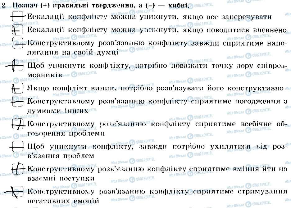 ГДЗ Основи здоров'я 7 клас сторінка 2