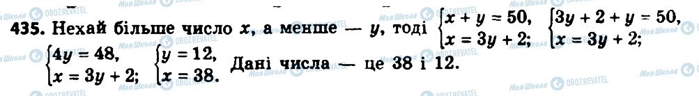 ГДЗ Алгебра 8 клас сторінка 435