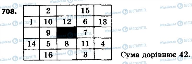 ГДЗ Алгебра 8 клас сторінка 708