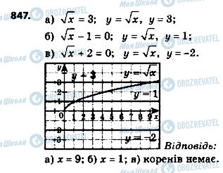 ГДЗ Алгебра 8 клас сторінка 847