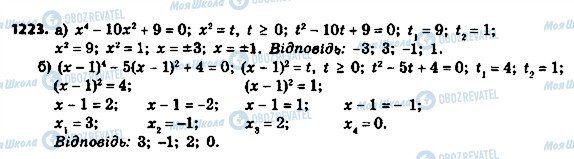 ГДЗ Алгебра 8 клас сторінка 1223