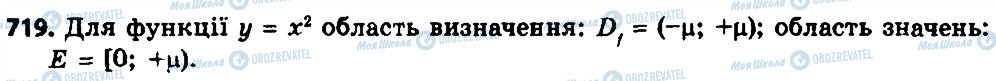 ГДЗ Алгебра 8 клас сторінка 719