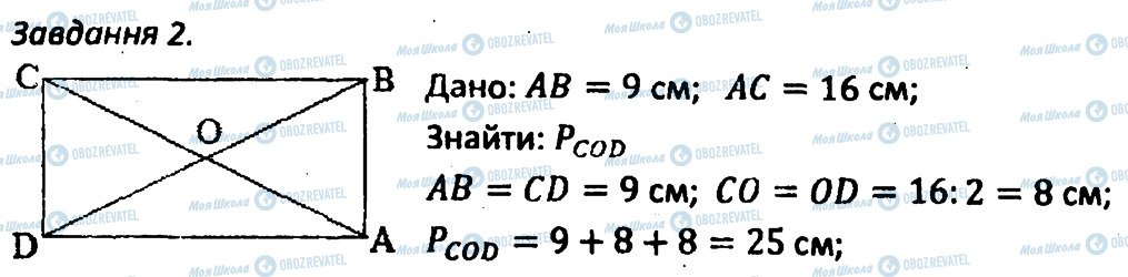 ГДЗ Геометрія 8 клас сторінка 2