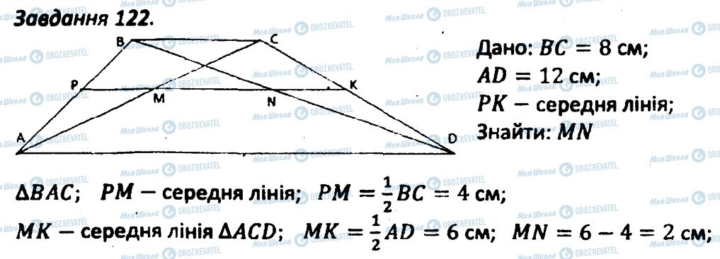 ГДЗ Геометрия 8 класс страница 122