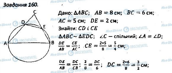 ГДЗ Геометрия 8 класс страница 160