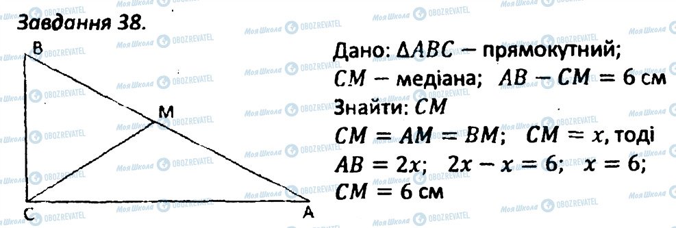 ГДЗ Геометрия 8 класс страница 38