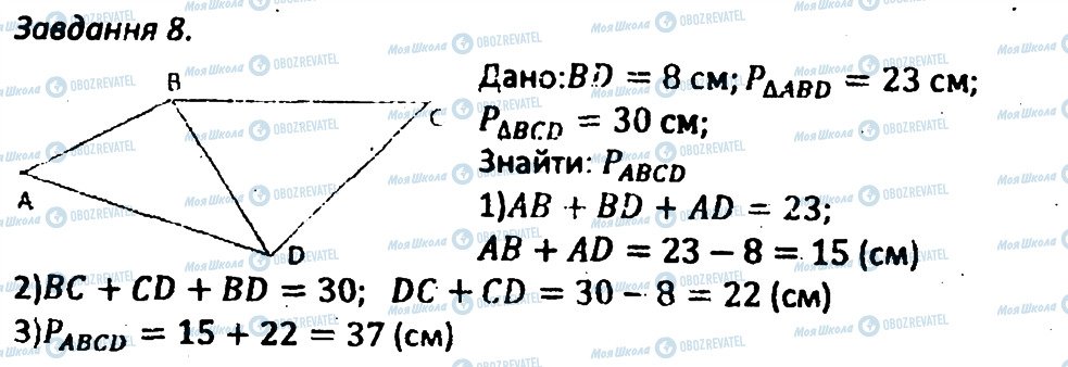 ГДЗ Геометрія 8 клас сторінка 8