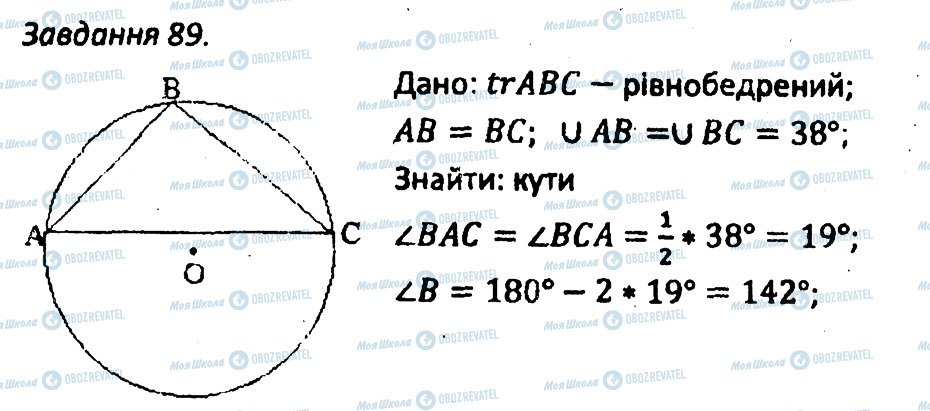 ГДЗ Геометрия 8 класс страница 89