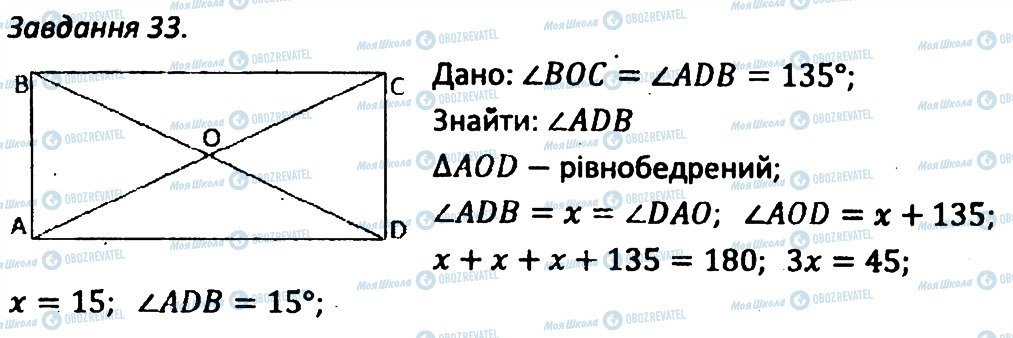 ГДЗ Геометрия 8 класс страница 33