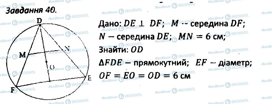 ГДЗ Геометрия 8 класс страница 40