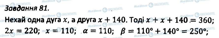 ГДЗ Геометрія 8 клас сторінка 81