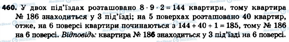 ГДЗ Алгебра 8 клас сторінка 460