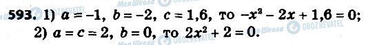 ГДЗ Алгебра 8 класс страница 593
