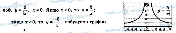 ГДЗ Алгебра 8 клас сторінка 858