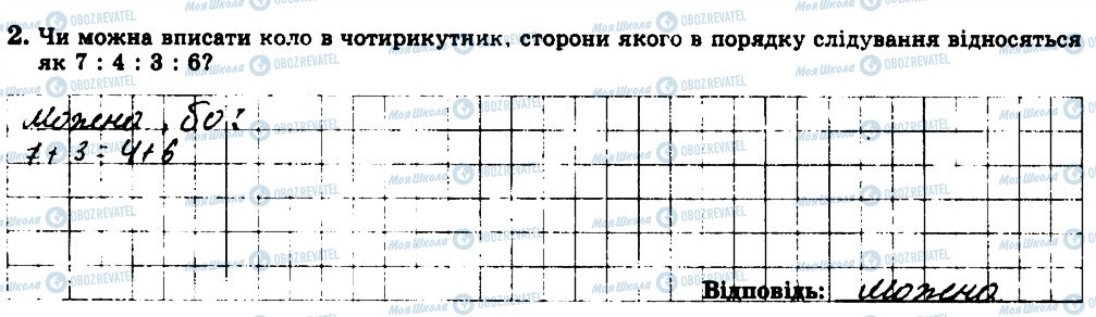 ГДЗ Геометрія 8 клас сторінка 2