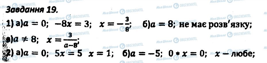 ГДЗ Алгебра 8 клас сторінка 19