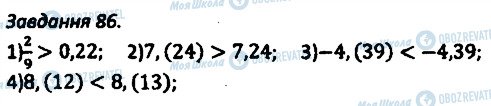 ГДЗ Алгебра 8 клас сторінка 86