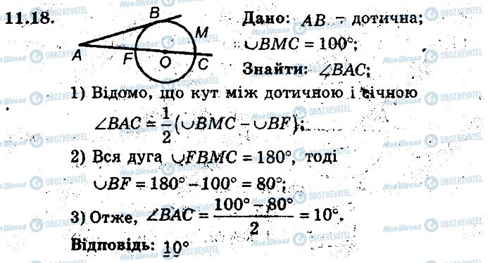 ГДЗ Геометрія 8 клас сторінка 18