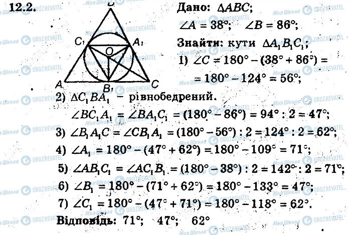 ГДЗ Геометрія 8 клас сторінка 2