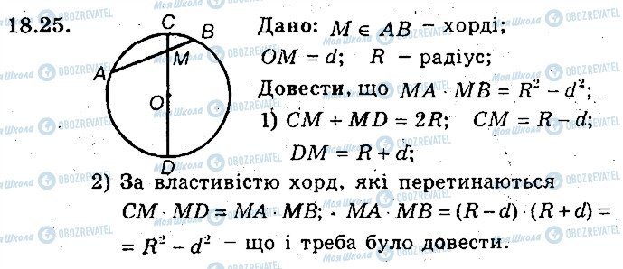 ГДЗ Геометрія 8 клас сторінка 25