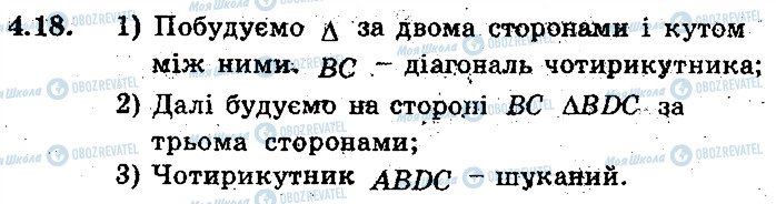 ГДЗ Геометрія 8 клас сторінка 18