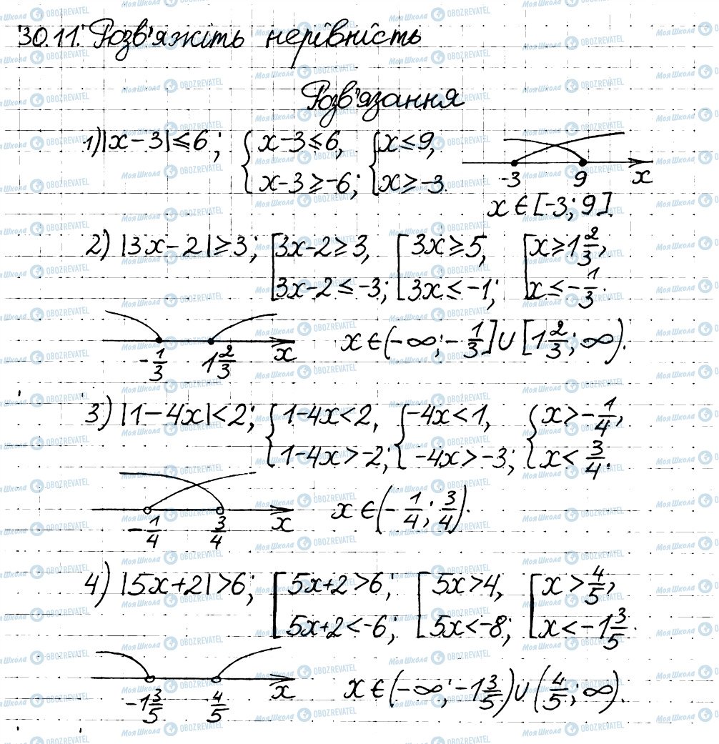 ГДЗ Алгебра 8 класс страница 11