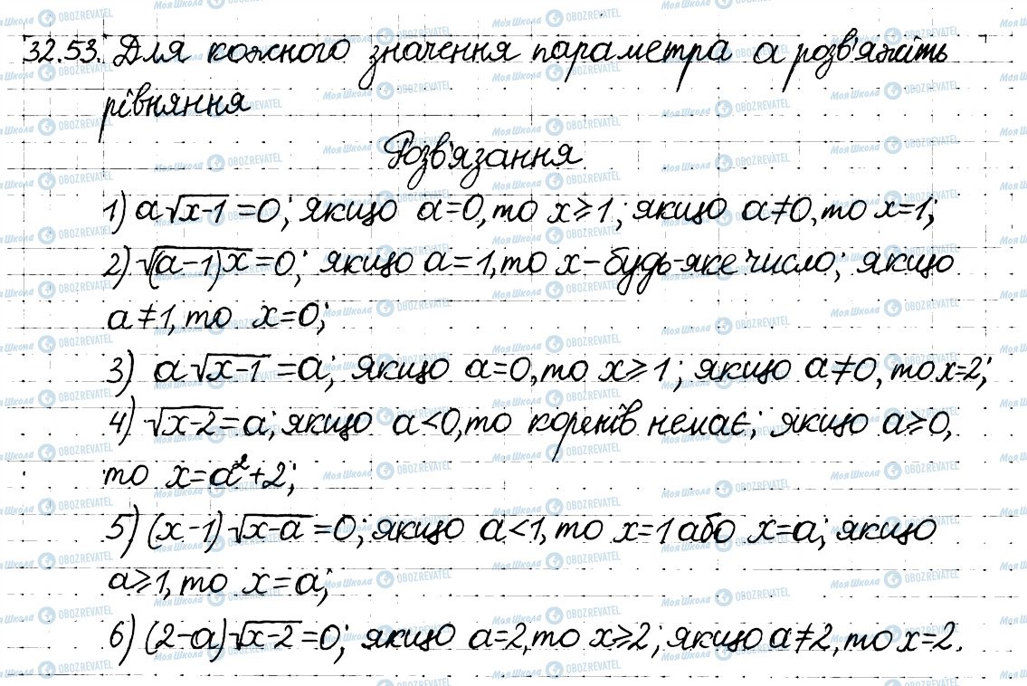 ГДЗ Алгебра 8 клас сторінка 53