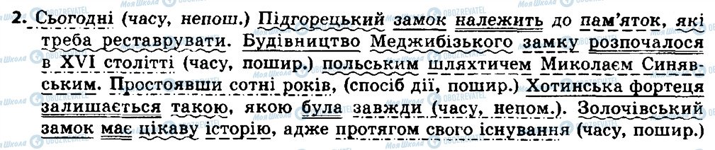 ГДЗ Українська мова 8 клас сторінка 2