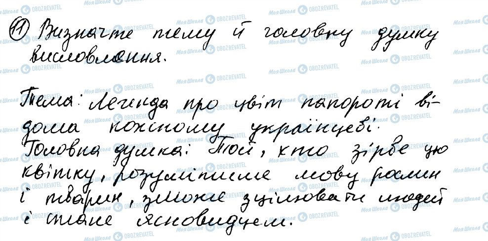ГДЗ Українська мова 8 клас сторінка 11