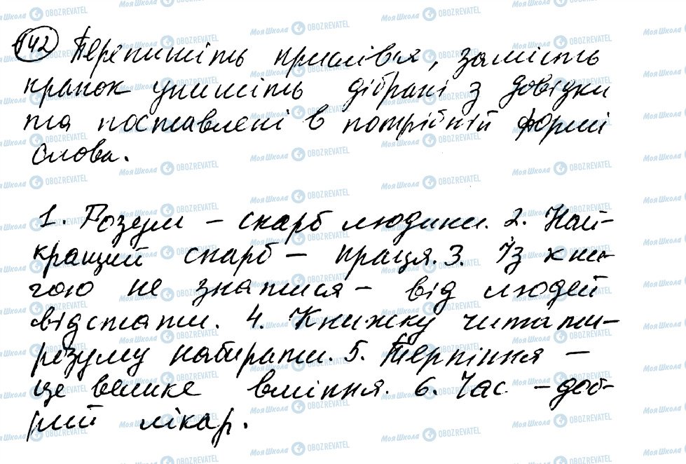 ГДЗ Укр мова 8 класс страница 142