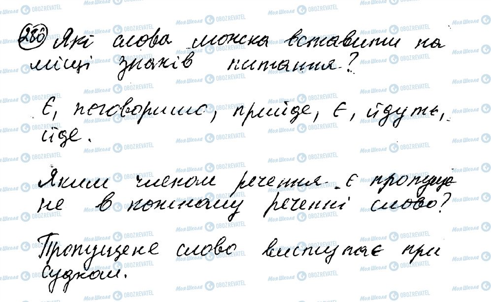 ГДЗ Українська мова 8 клас сторінка 286