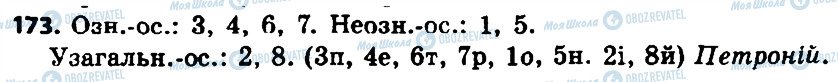 ГДЗ Українська мова 8 клас сторінка 173