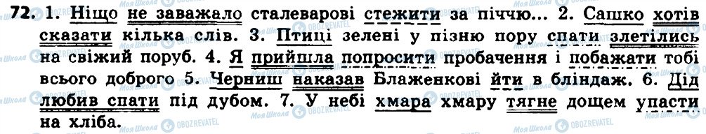 ГДЗ Укр мова 8 класс страница 72