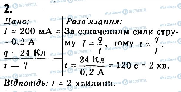 ГДЗ Физика 8 класс страница 2