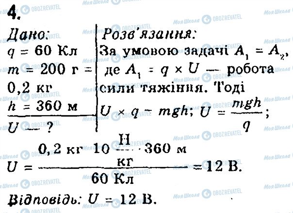 ГДЗ Физика 8 класс страница 4