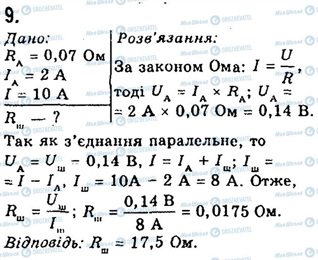 ГДЗ Физика 8 класс страница 9