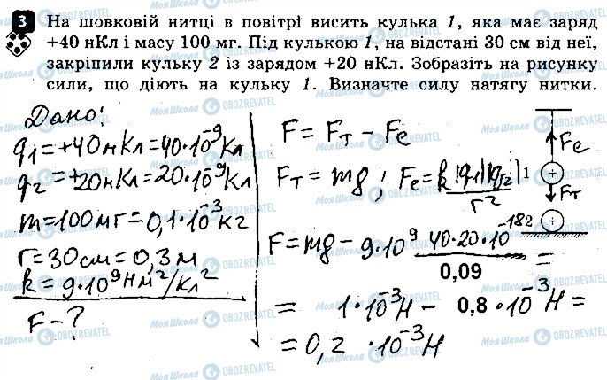 ГДЗ Фізика 8 клас сторінка 3