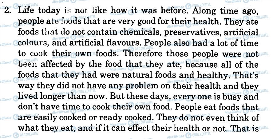 ГДЗ Англійська мова 8 клас сторінка 2