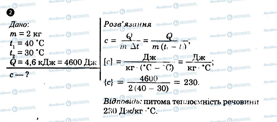 ГДЗ Физика 8 класс страница 2