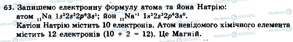 ГДЗ Хімія 8 клас сторінка 63