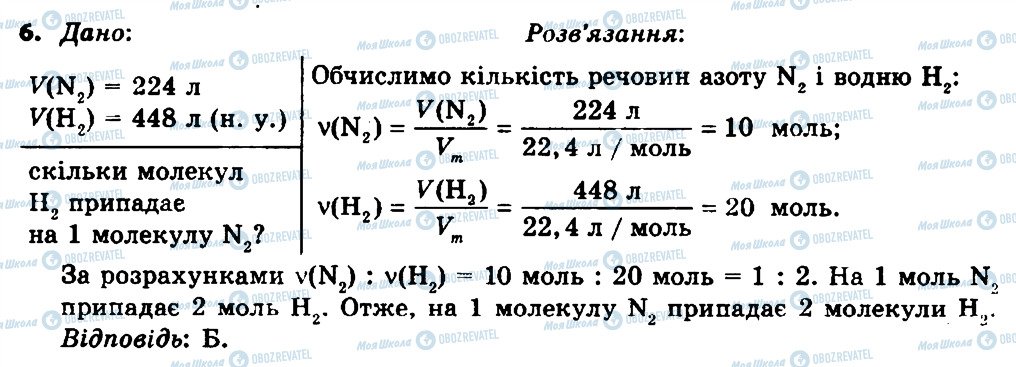 ГДЗ Хімія 8 клас сторінка 6