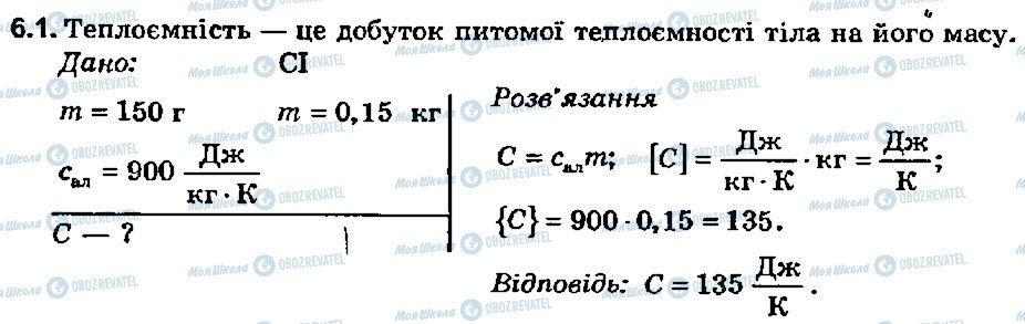 ГДЗ Физика 8 класс страница 1