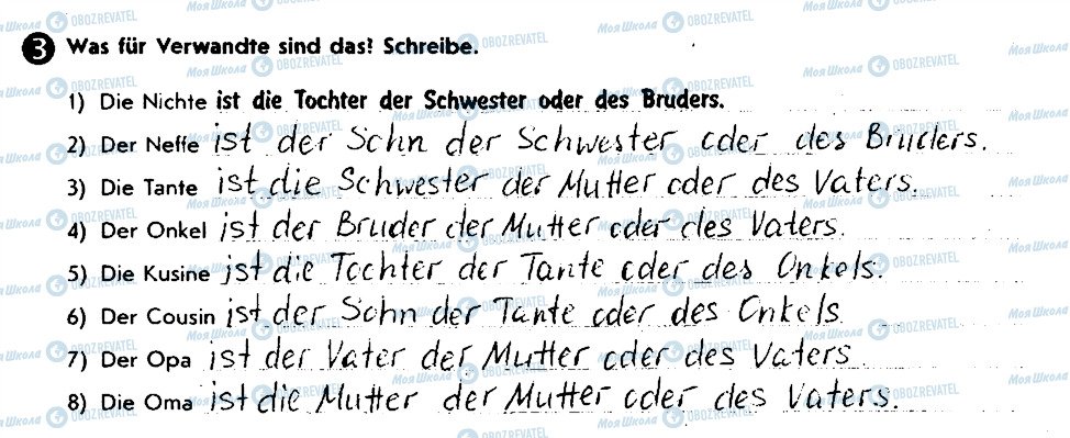 ГДЗ Немецкий язык 8 класс страница 3