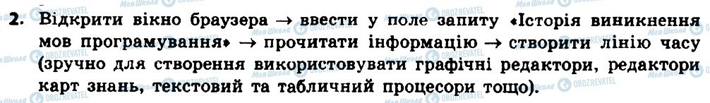 ГДЗ Інформатика 8 клас сторінка 2