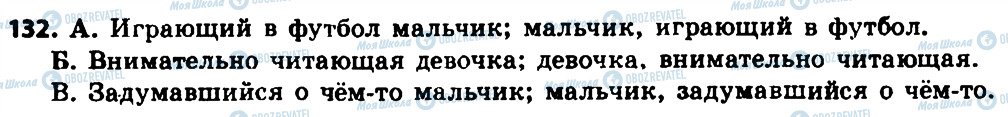 ГДЗ Російська мова 8 клас сторінка 132