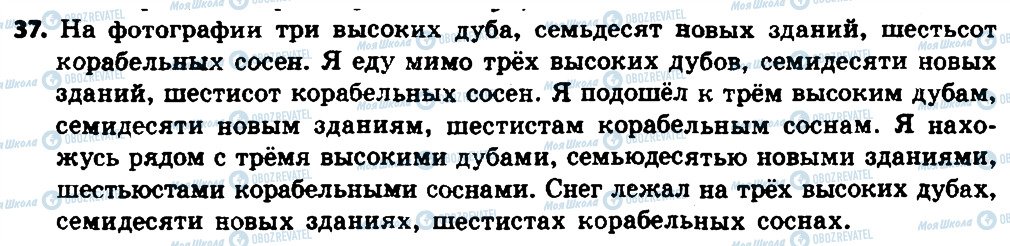 ГДЗ Русский язык 8 класс страница 37