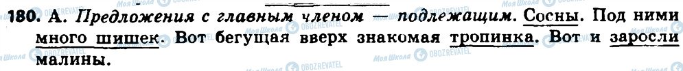 ГДЗ Русский язык 8 класс страница 180