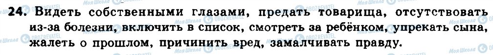ГДЗ Російська мова 8 клас сторінка 24
