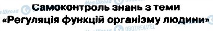 ГДЗ Біологія 8 клас сторінка 1