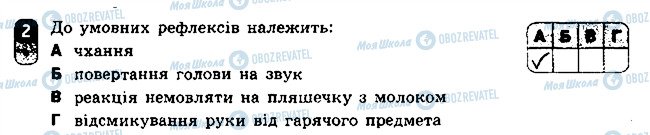 ГДЗ Біологія 8 клас сторінка 2